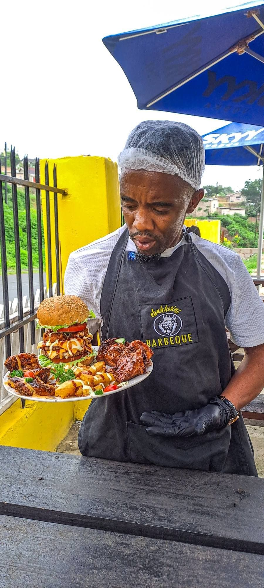 Chef ready to serve